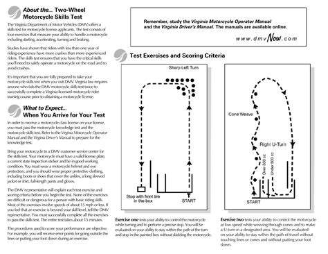 virginia motorcycle skills test